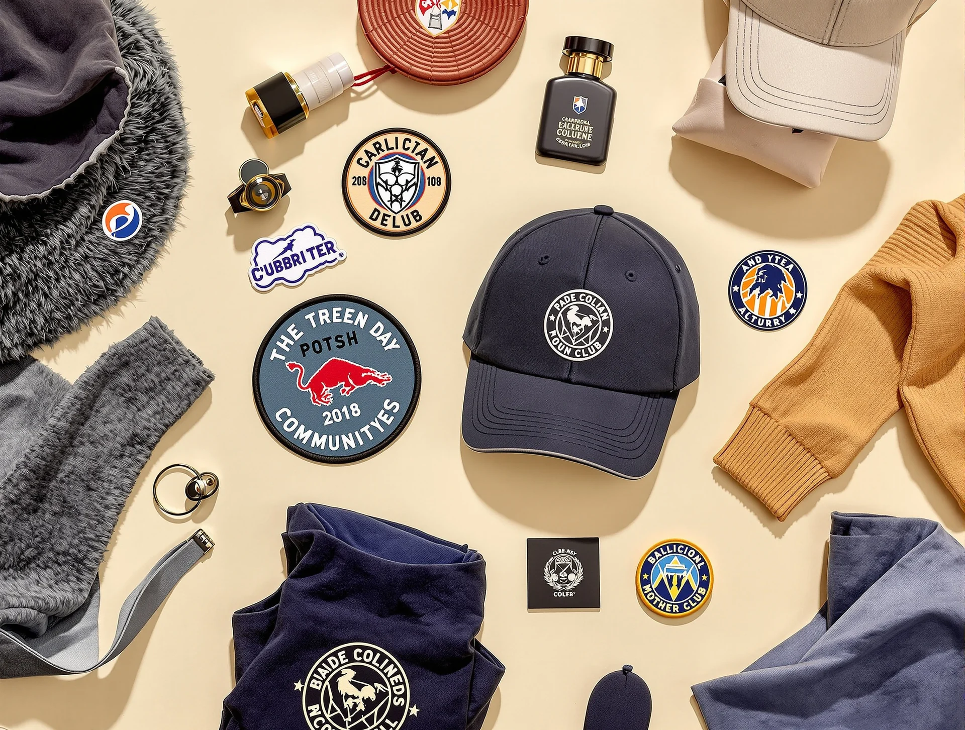 Illustrative merchandise for sports, teams & clubs